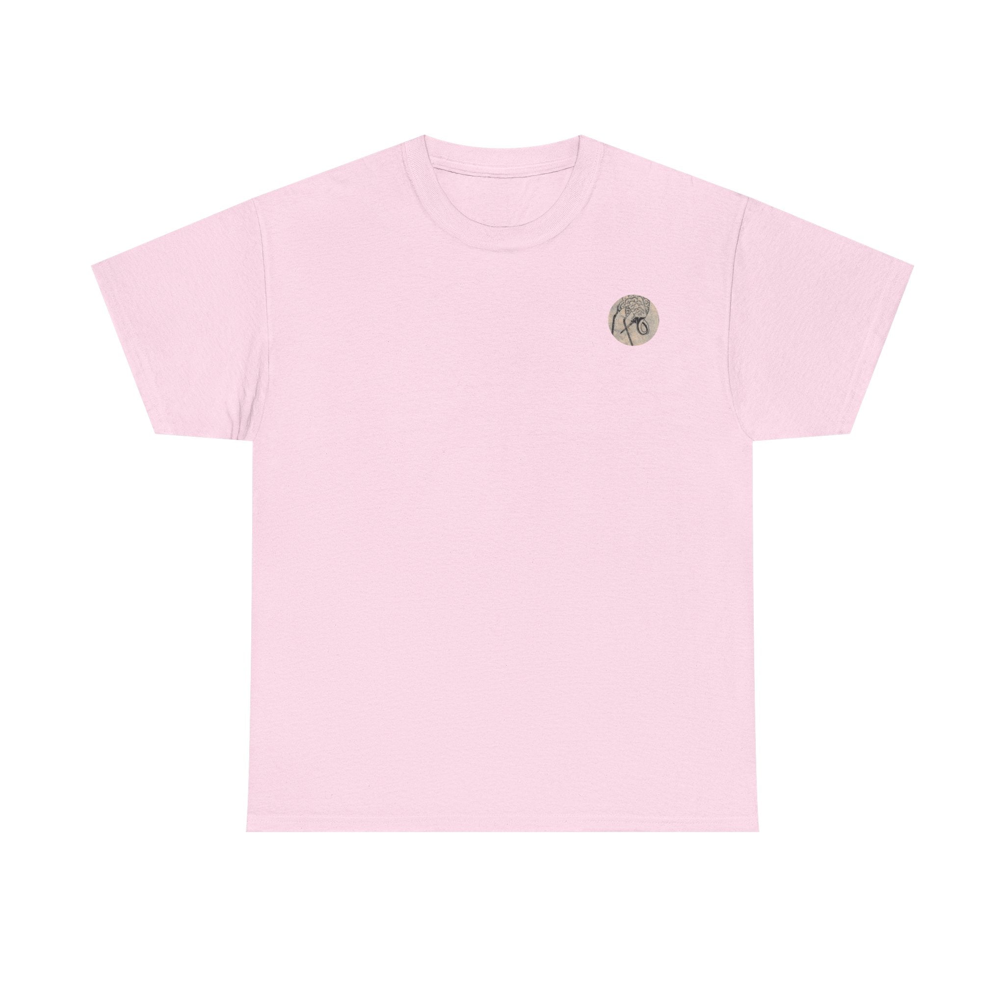 Peaceful Cranes Japanese Edo Period Print Tee — Edo Period Illustration T-Shirt