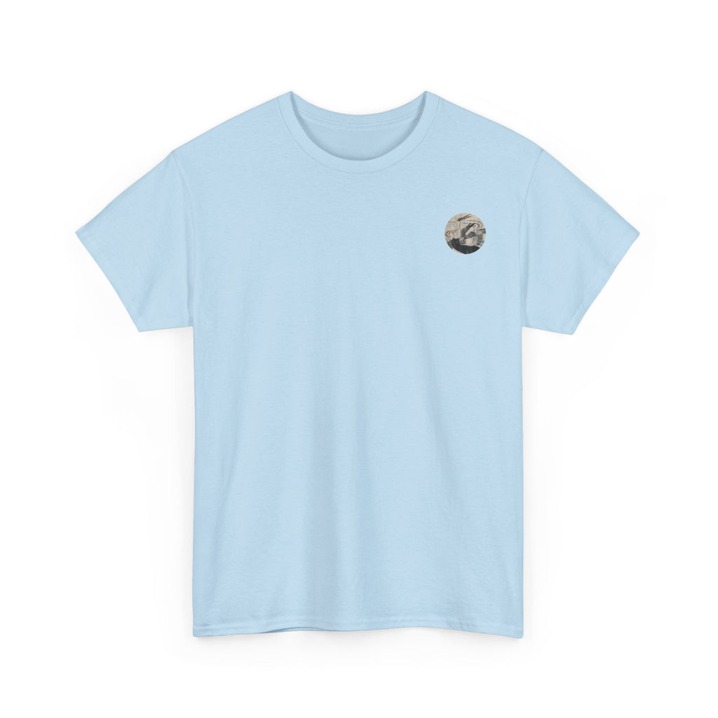 Cranes Edo period Print Tee — Edo Period Illustration T-Shirt