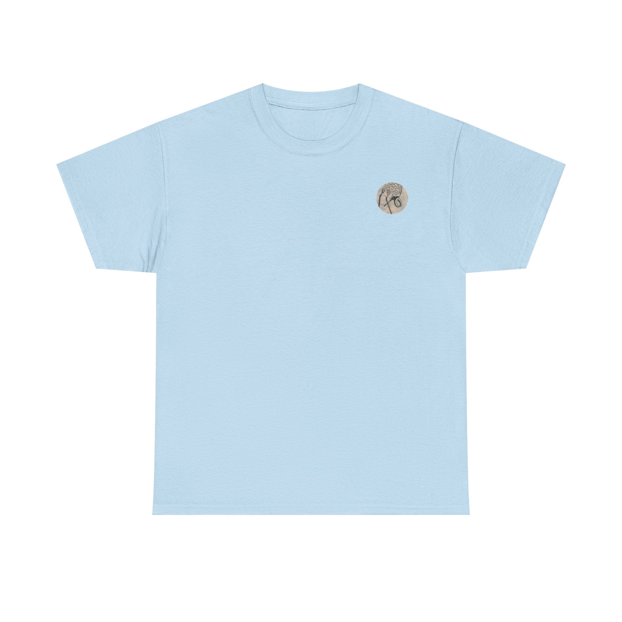 Peaceful Cranes Japanese Edo Period Print Tee — Edo Period Illustration T-Shirt