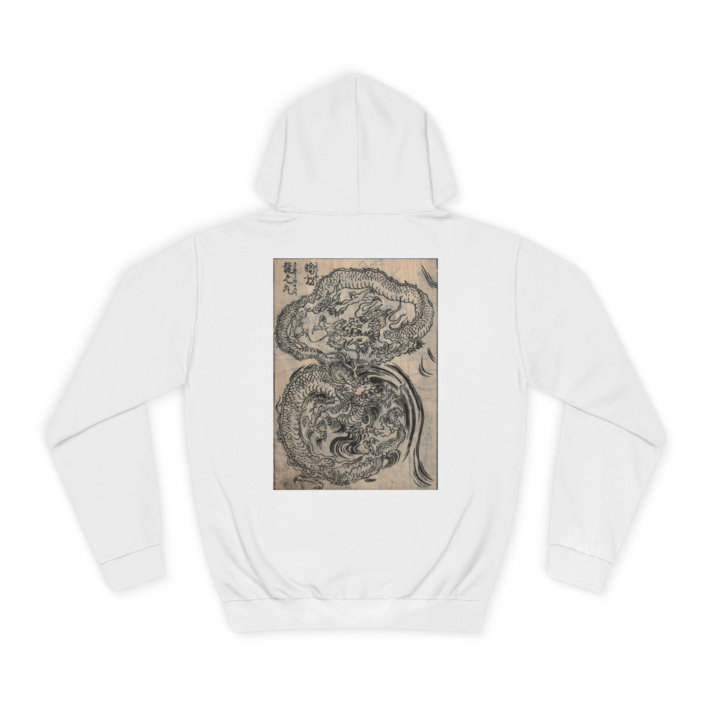 Dragon Edo period Japanese Print Art Hoodie — Japanese Edo Period Illustration Pullover
