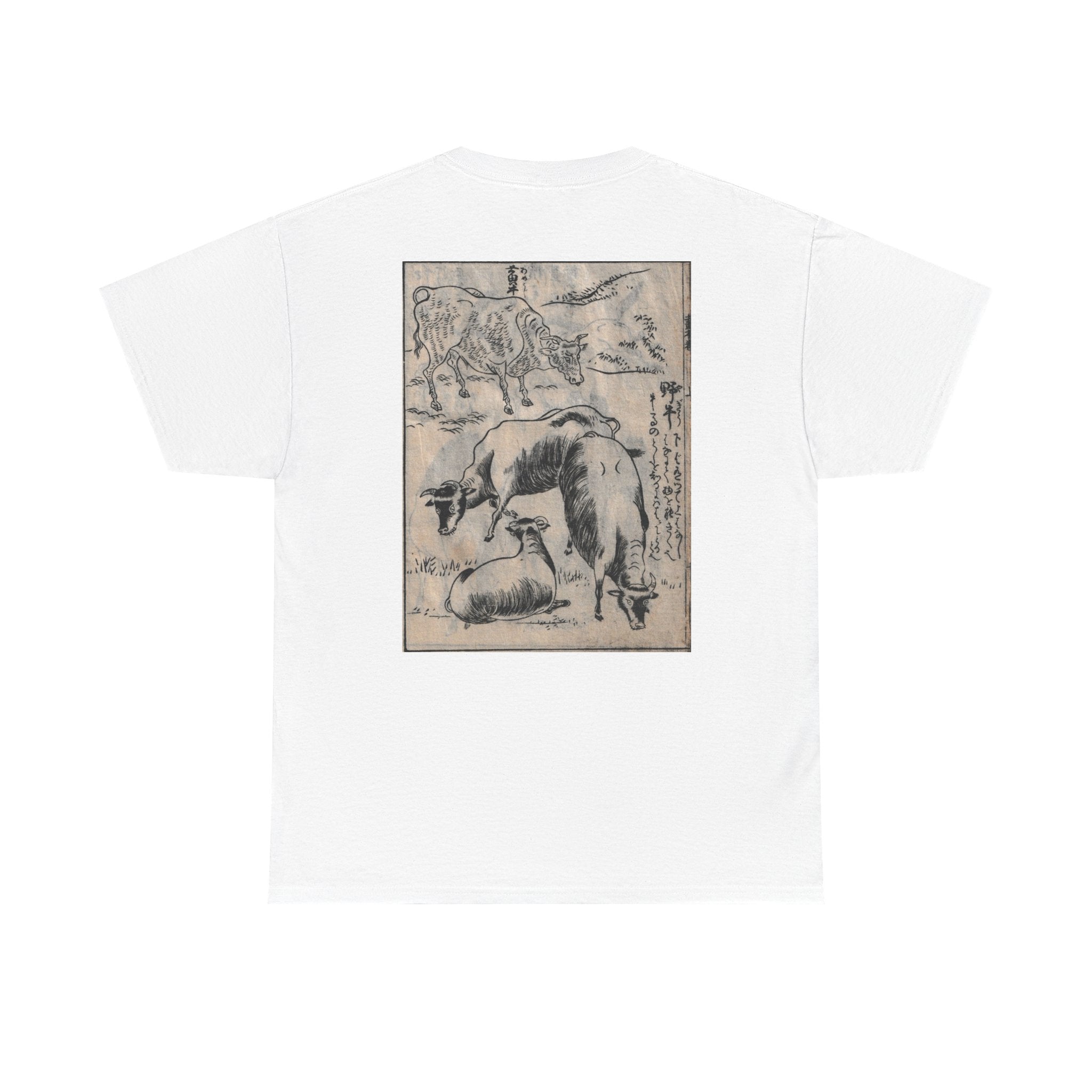 Oxen Japanese Edo Period Art Tee — Edo Period T-Shirt