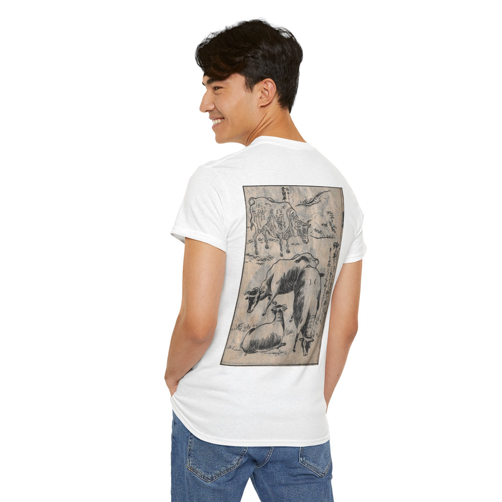 Oxen Japanese Edo Period Art Tee — Edo Period T-Shirt