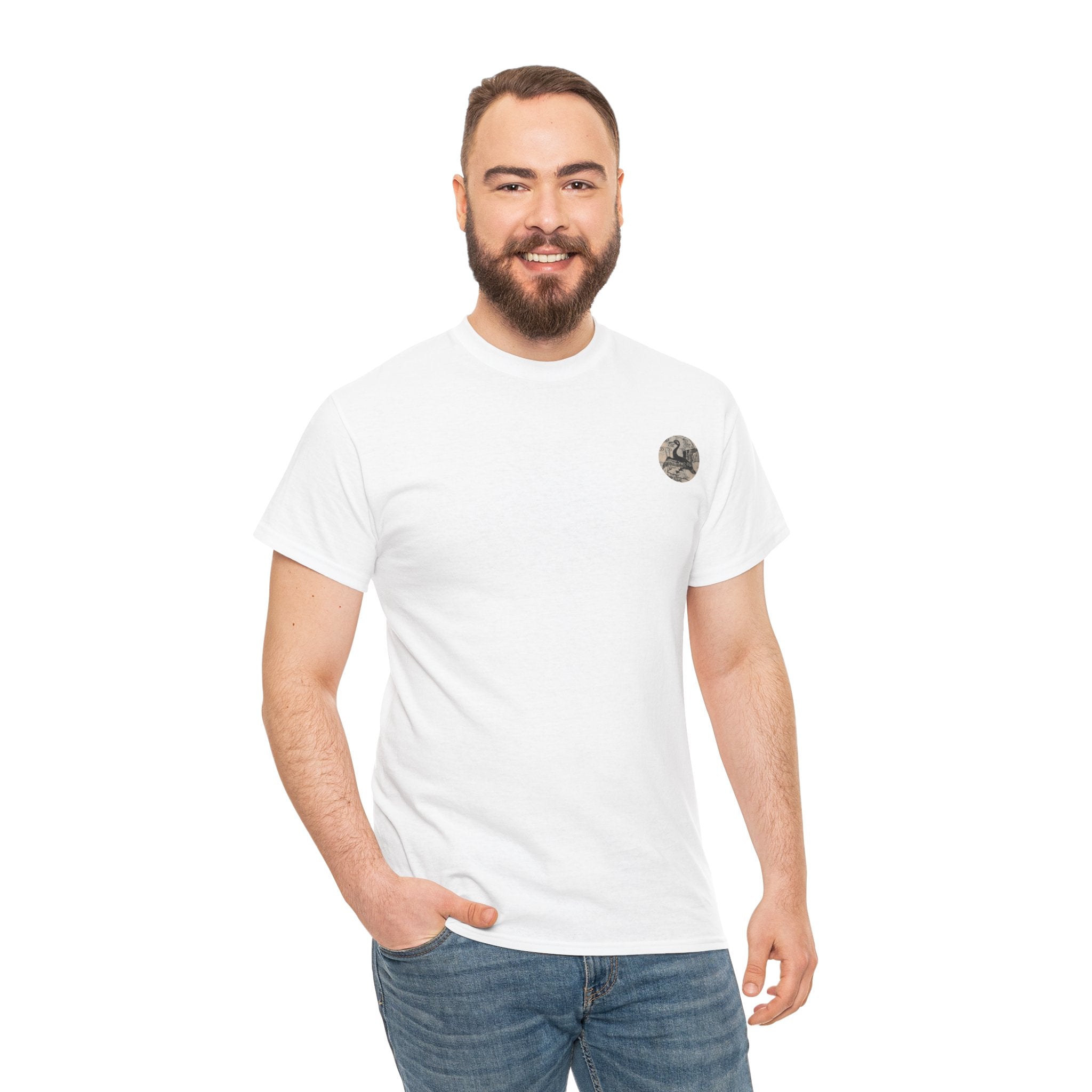 Ducks Edo Period Japanese Print Tee — Edo Period Illustration T-Shirt