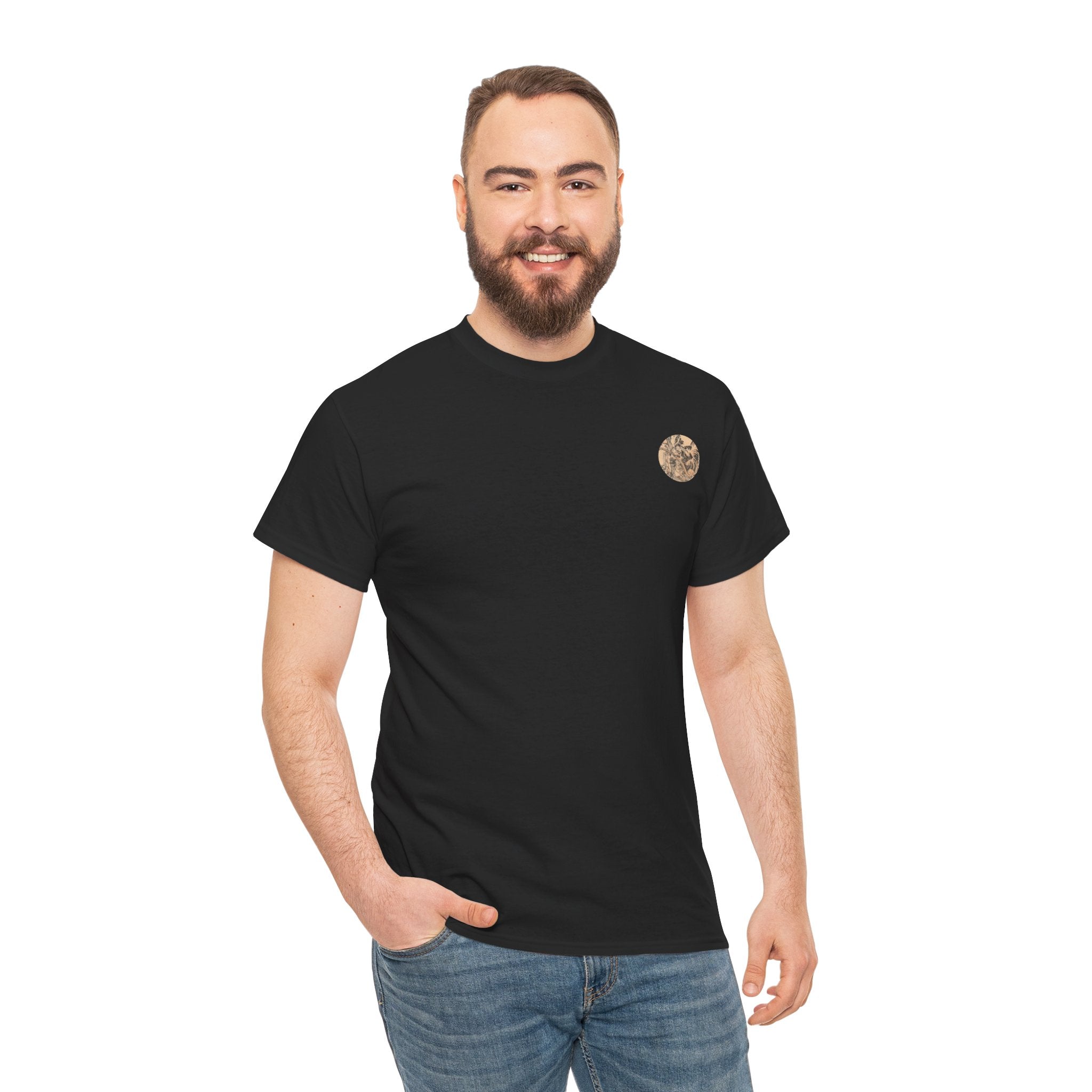 Komainu Meiji Era Japanese Art Tee — Meiji Period T-Shirt