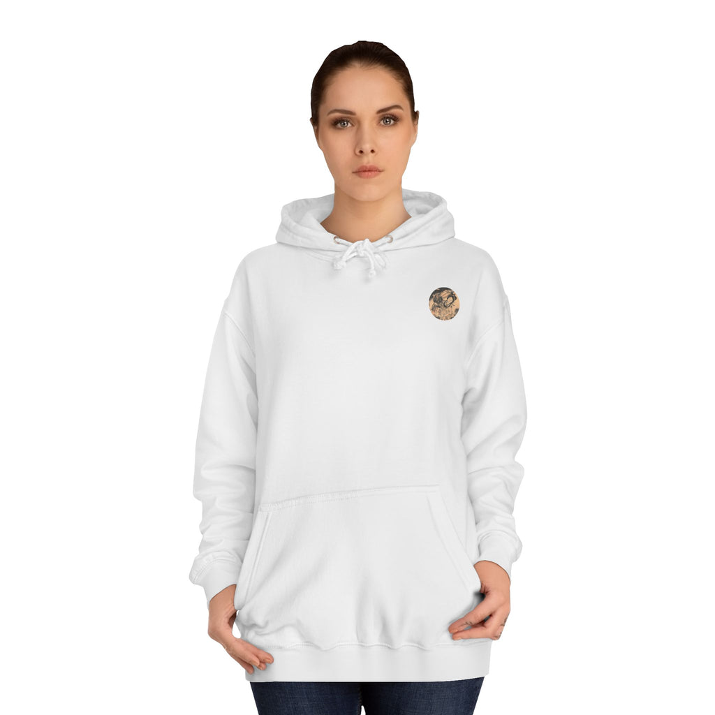 Ladies and Koi Surfer Meiji Era Japanese Art Hoodie — Japanese Meiji Period Illustration Pullover