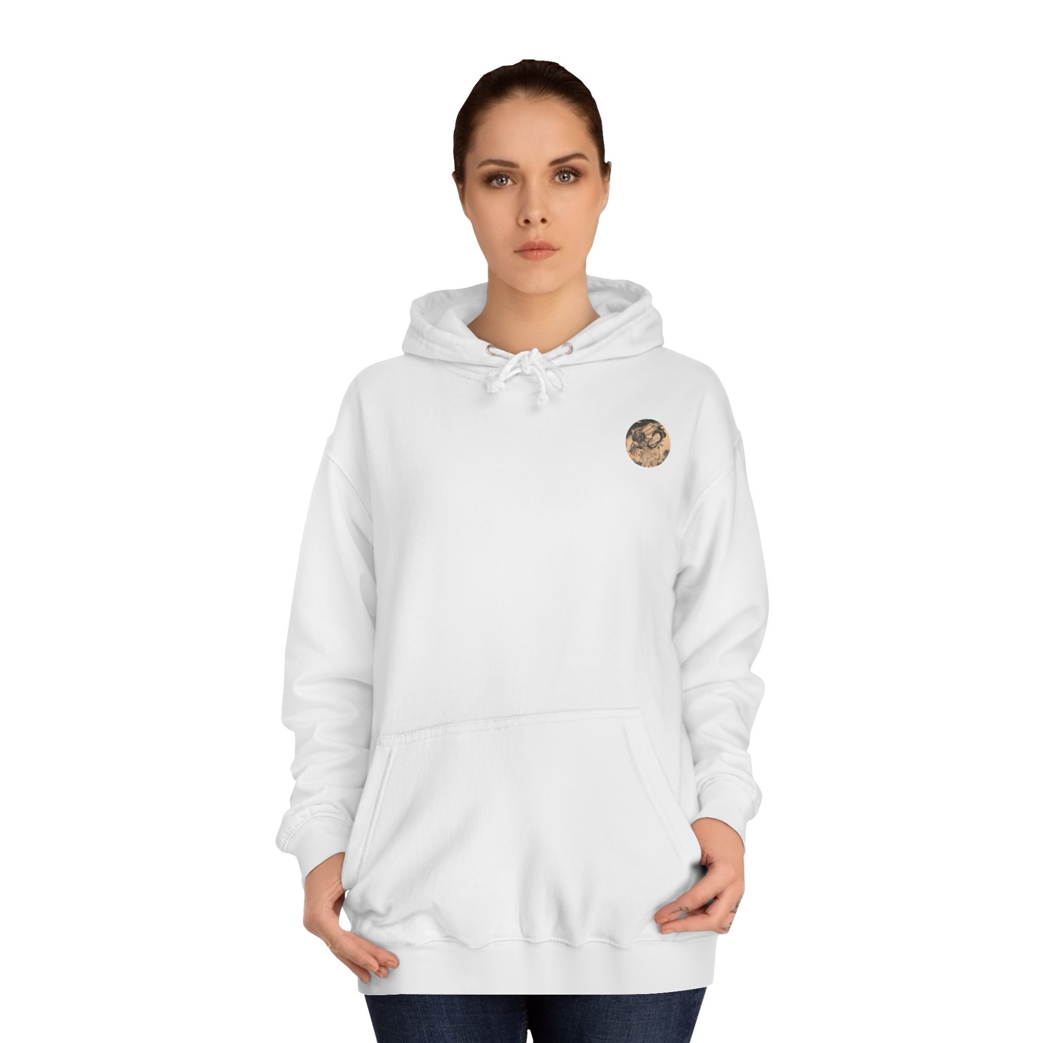 Ladies and Koi Surfer Meiji Era Japanese Art Hoodie — Japanese Meiji Period Illustration Pullover