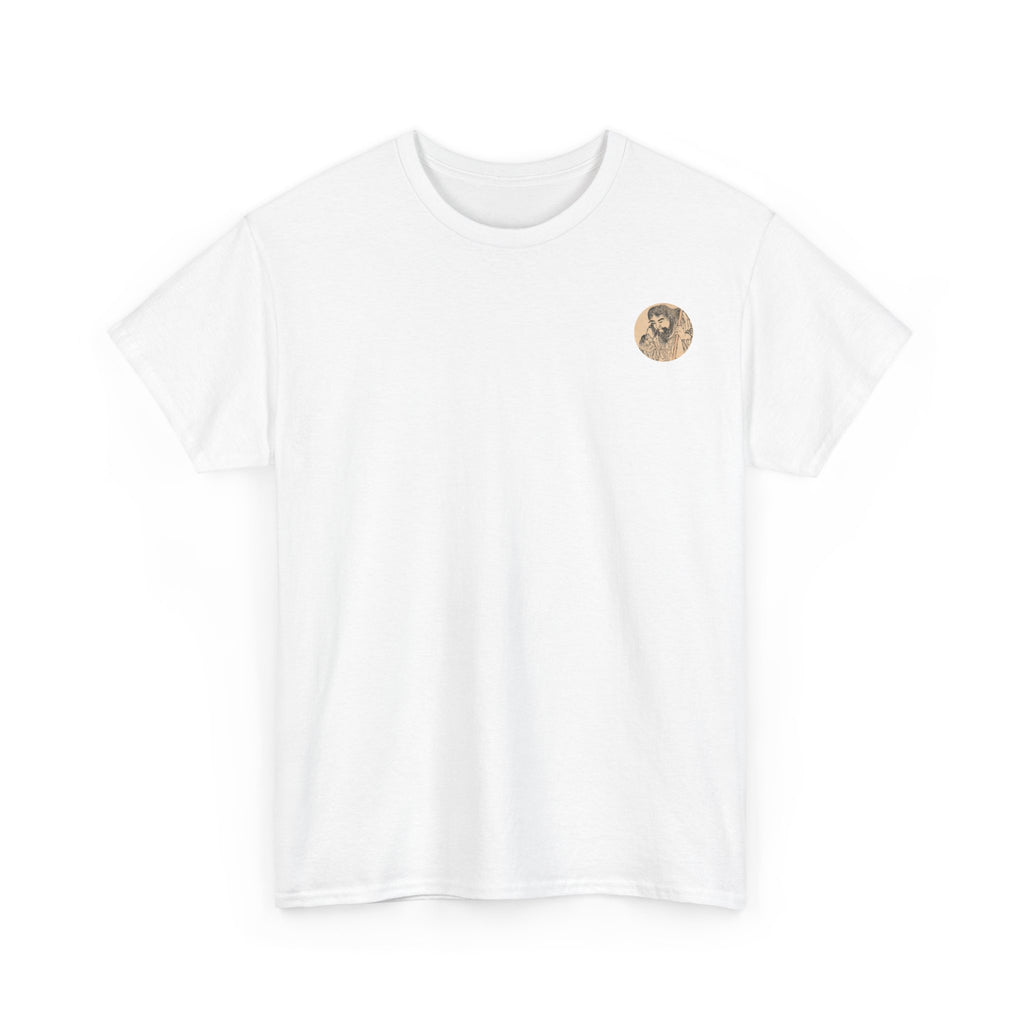 Giant with Lady Meiji Era Japanese Art Tee — Meiji Period T-Shirt