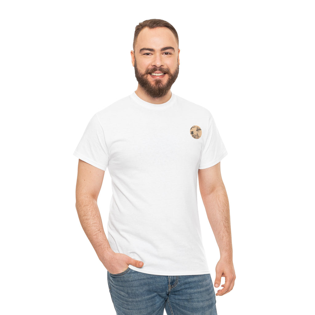 Lady and Bird Meiji Era Japanese Art Tee — Meiji Period T-Shirt