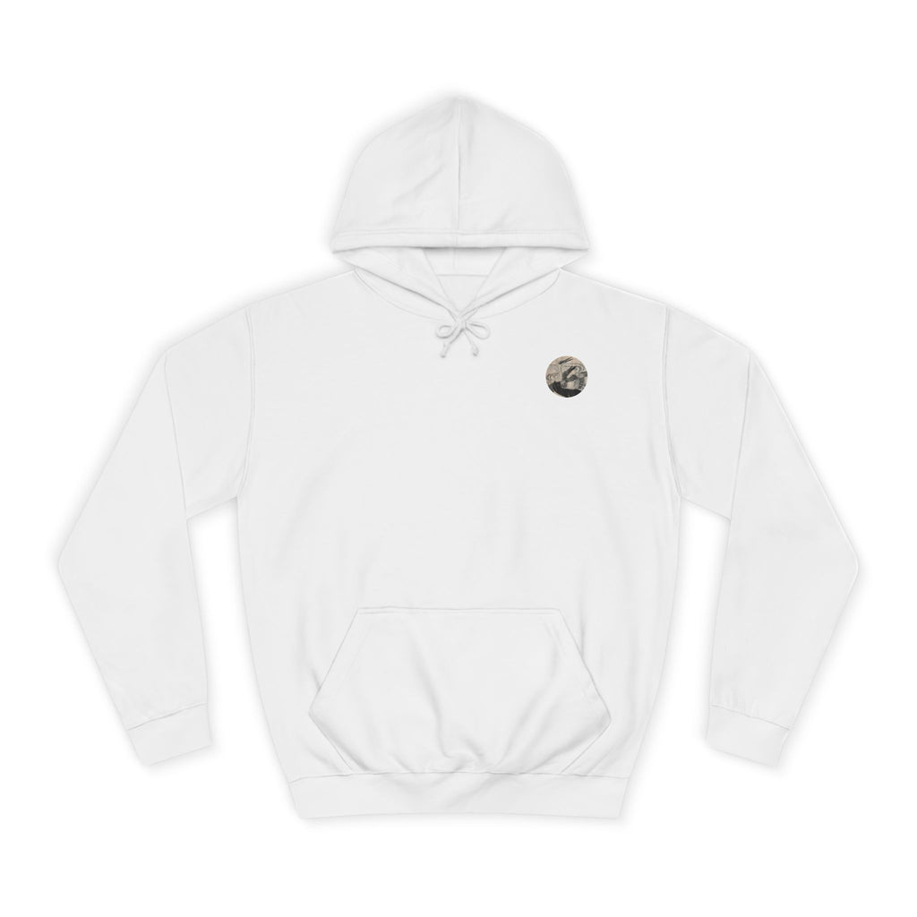 Peaceful Cranes Edo period Print Japanese Art Hoodie — Japanese Edo Period Illustration Pullover