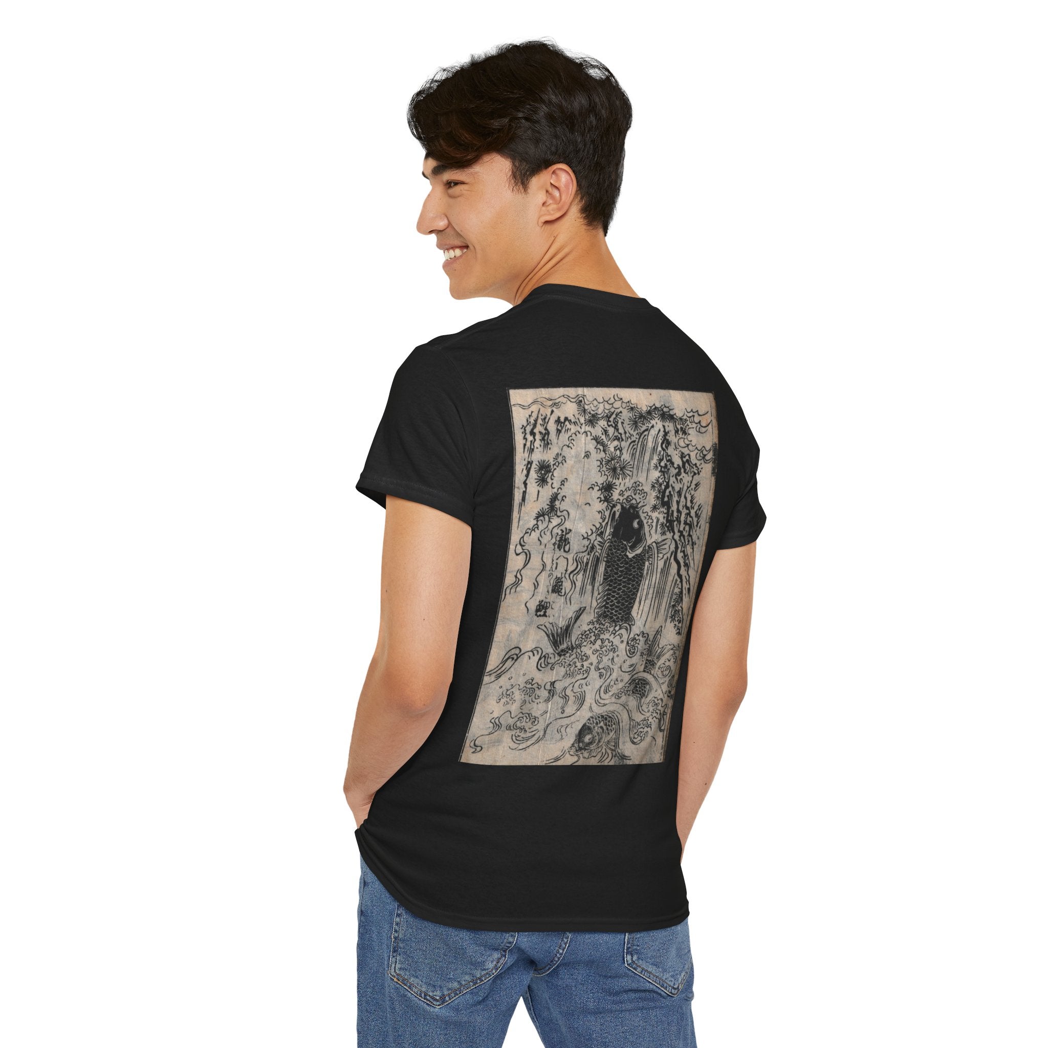 Koi Fish Japanese Edo Art Tee — Edo Period T-Shirt
