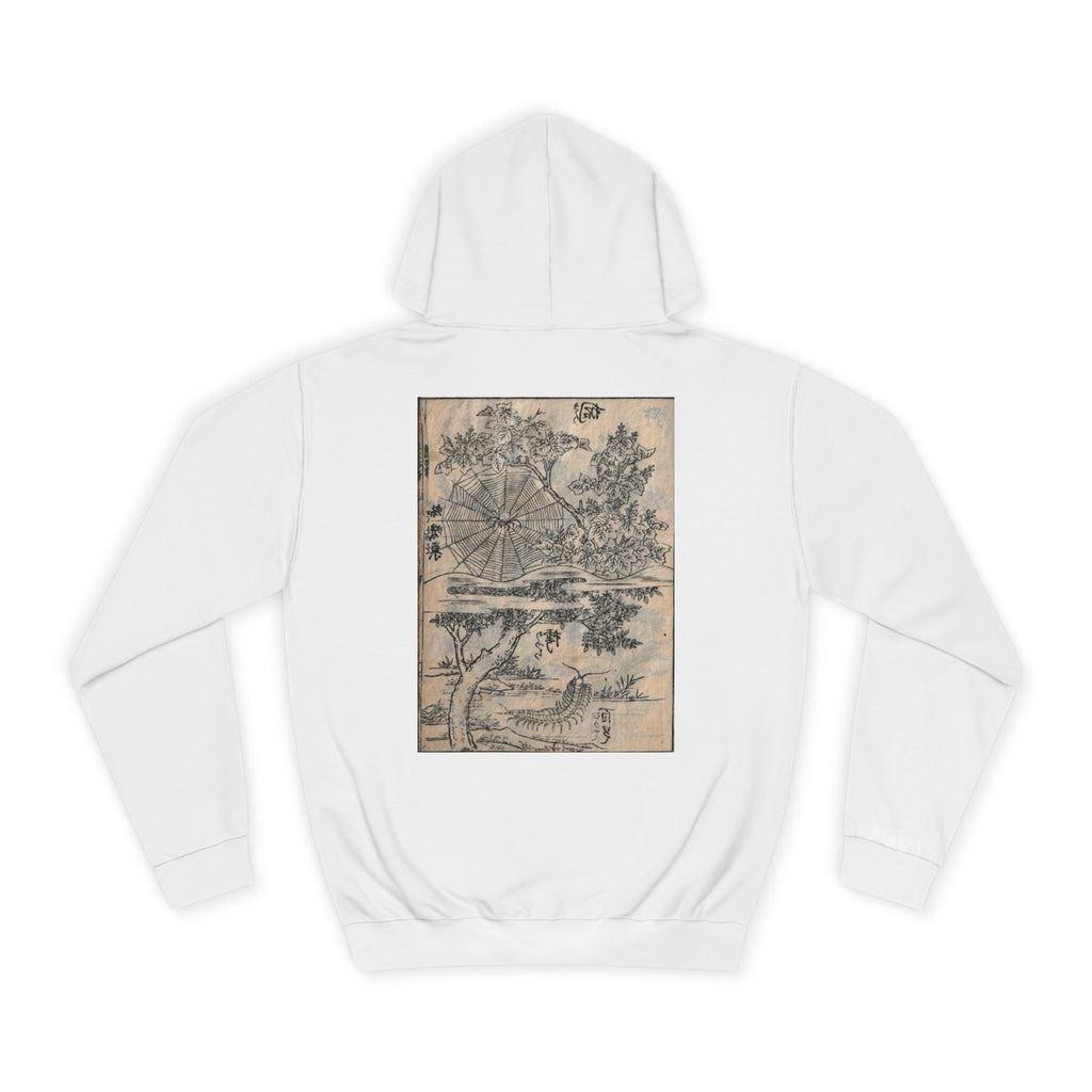 Spider Edo Period Japanese Print Art Hoodie — Japanese Edo Period Illustration Pullover