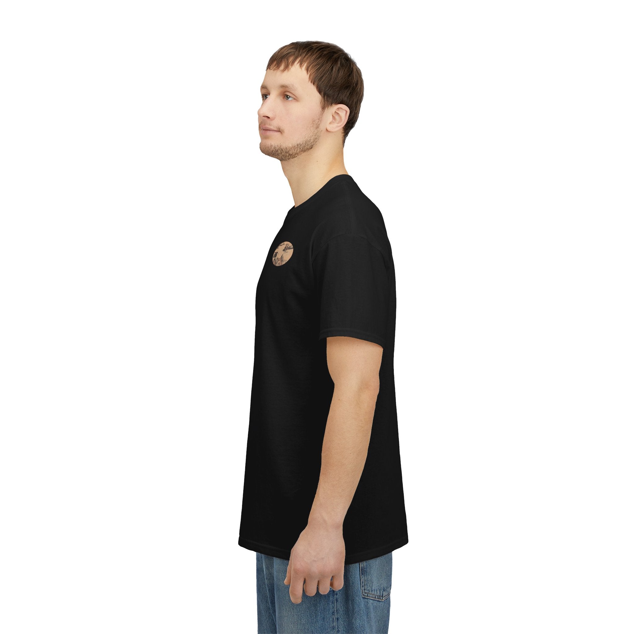 Lady and Bird Meiji Era Japanese Art Tee — Meiji Period T-Shirt