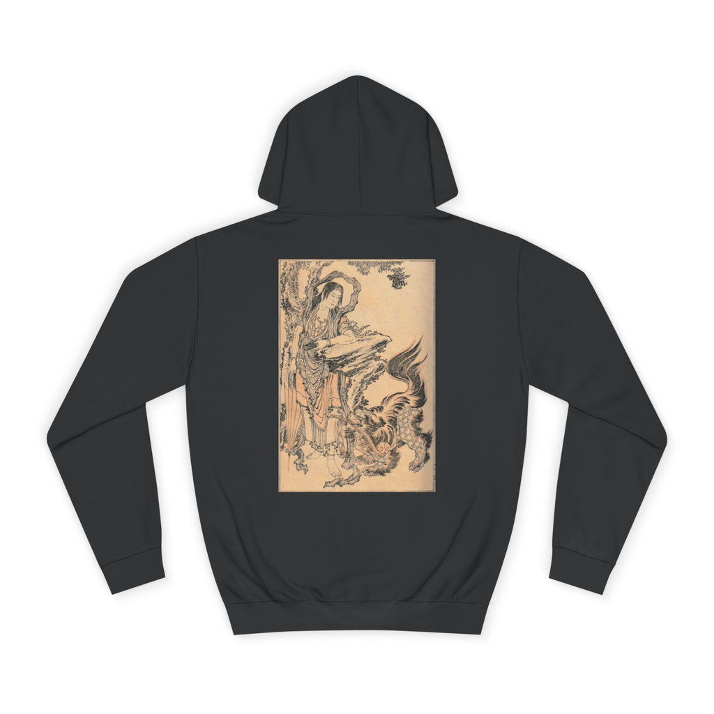 Komainu Meiji Era Japanese Art Hoodie — Japanese Meiji Period Illustration Pullover