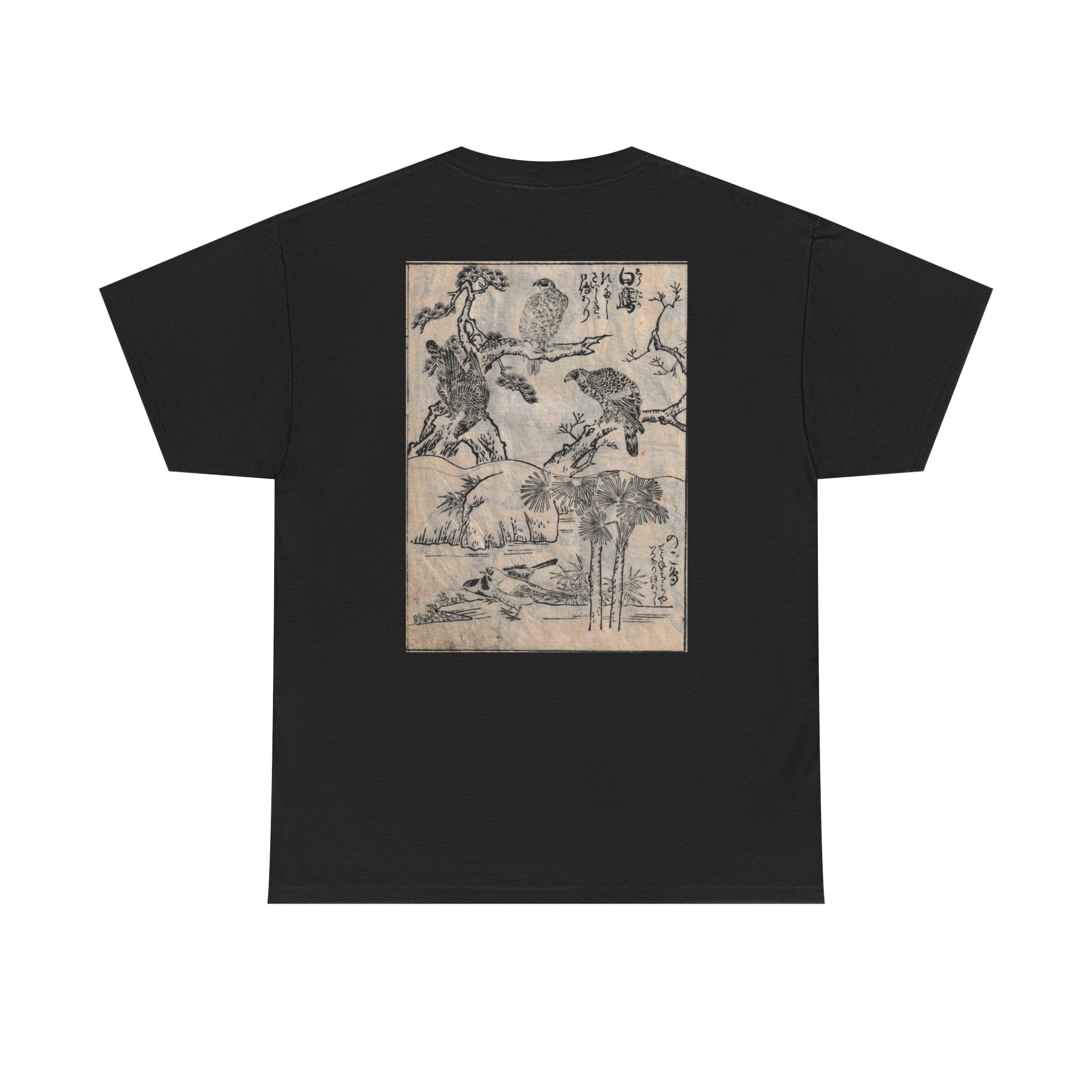 Falcons Japanese Edo Art Tee — Edo Period T-Shirt