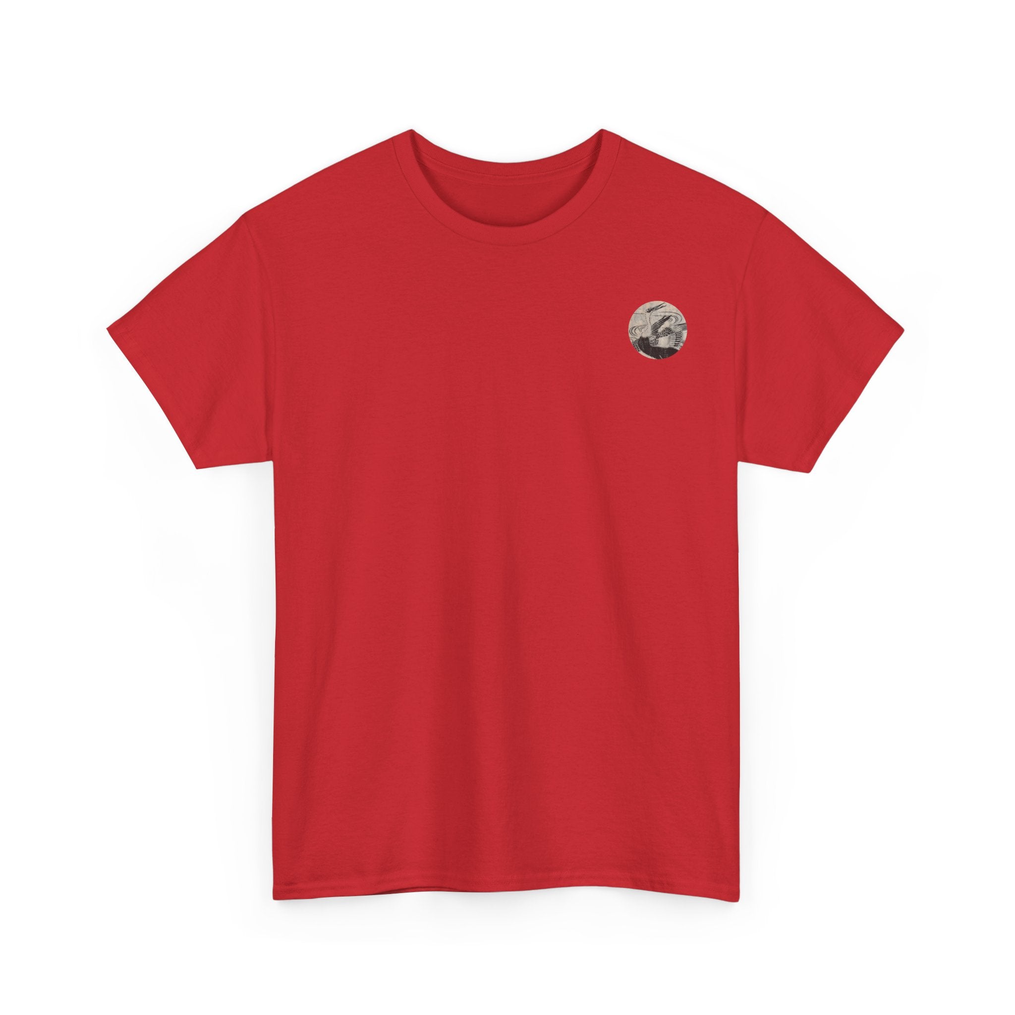 Cranes Edo period Print Tee — Edo Period Illustration T-Shirt