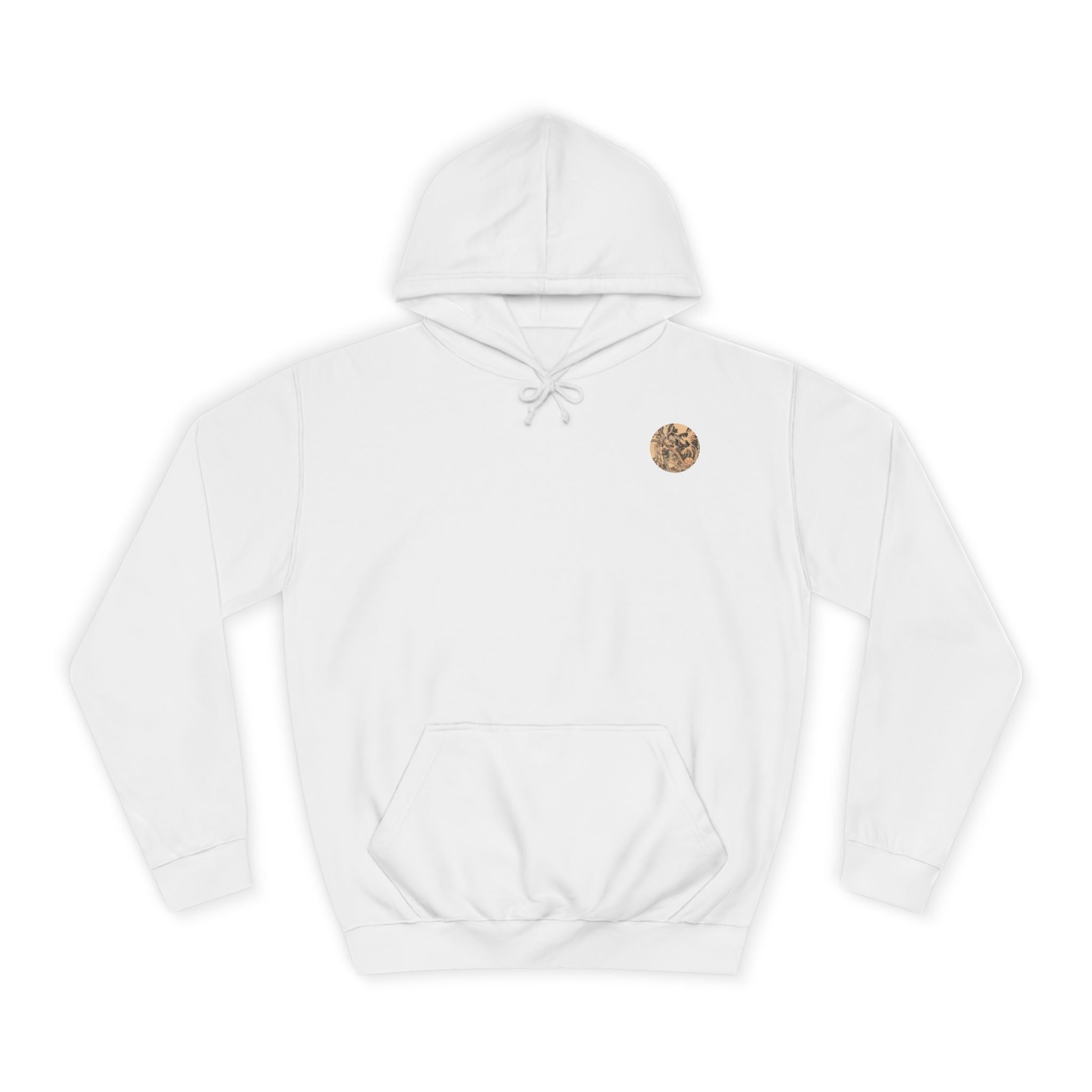 Komainu Meiji Era Japanese Art Hoodie — Japanese Meiji Period Illustration Pullover