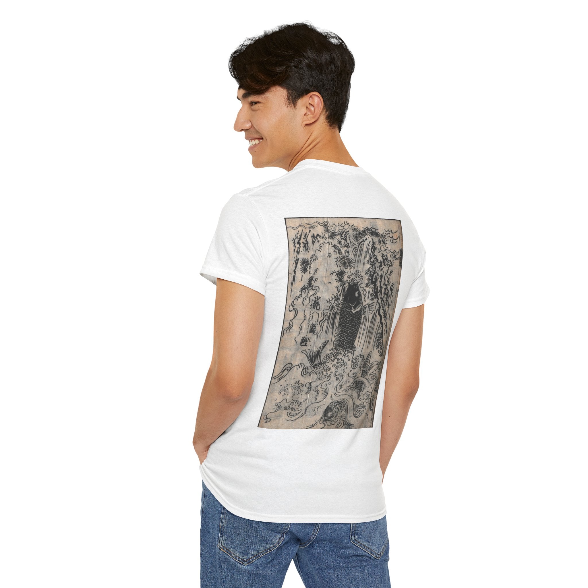 Koi Fish Japanese Edo Art Tee — Edo Period T-Shirt