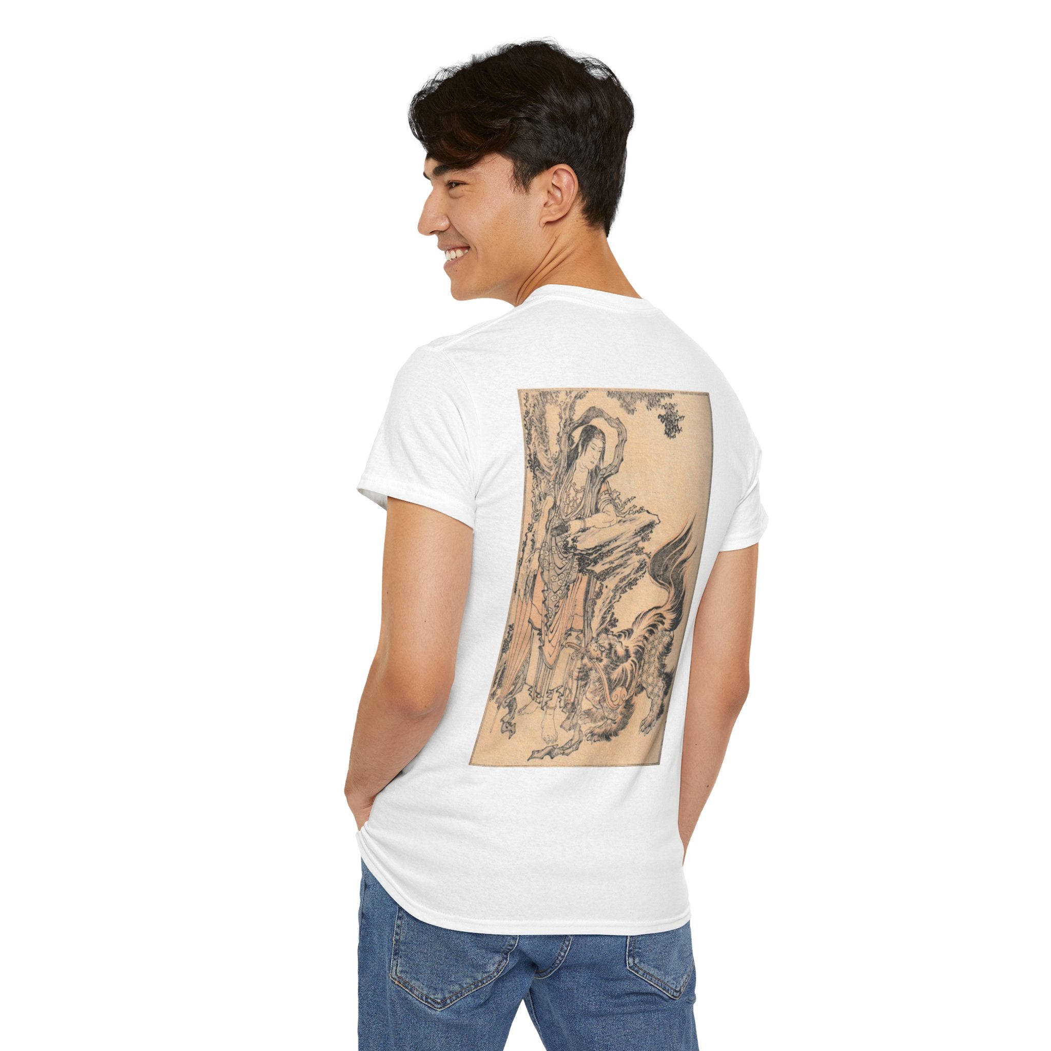 Komainu Meiji Era Japanese Art Tee — Meiji Period T-Shirt