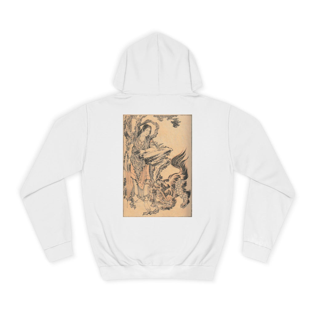Komainu Meiji Era Japanese Art Hoodie — Japanese Meiji Period Illustration Pullover