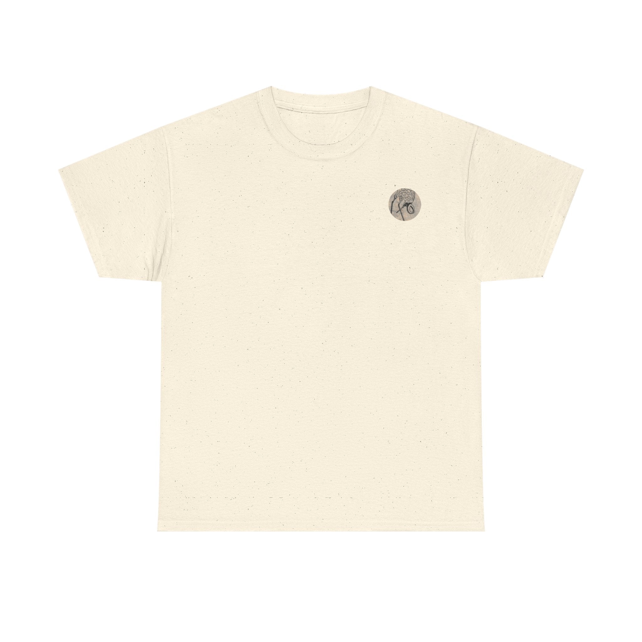 Peaceful Cranes Japanese Edo Period Print Tee — Edo Period Illustration T-Shirt