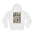 Rooster Edo Period Japanese Print Art Hoodie — Japanese Edo Period Illustration Pullover