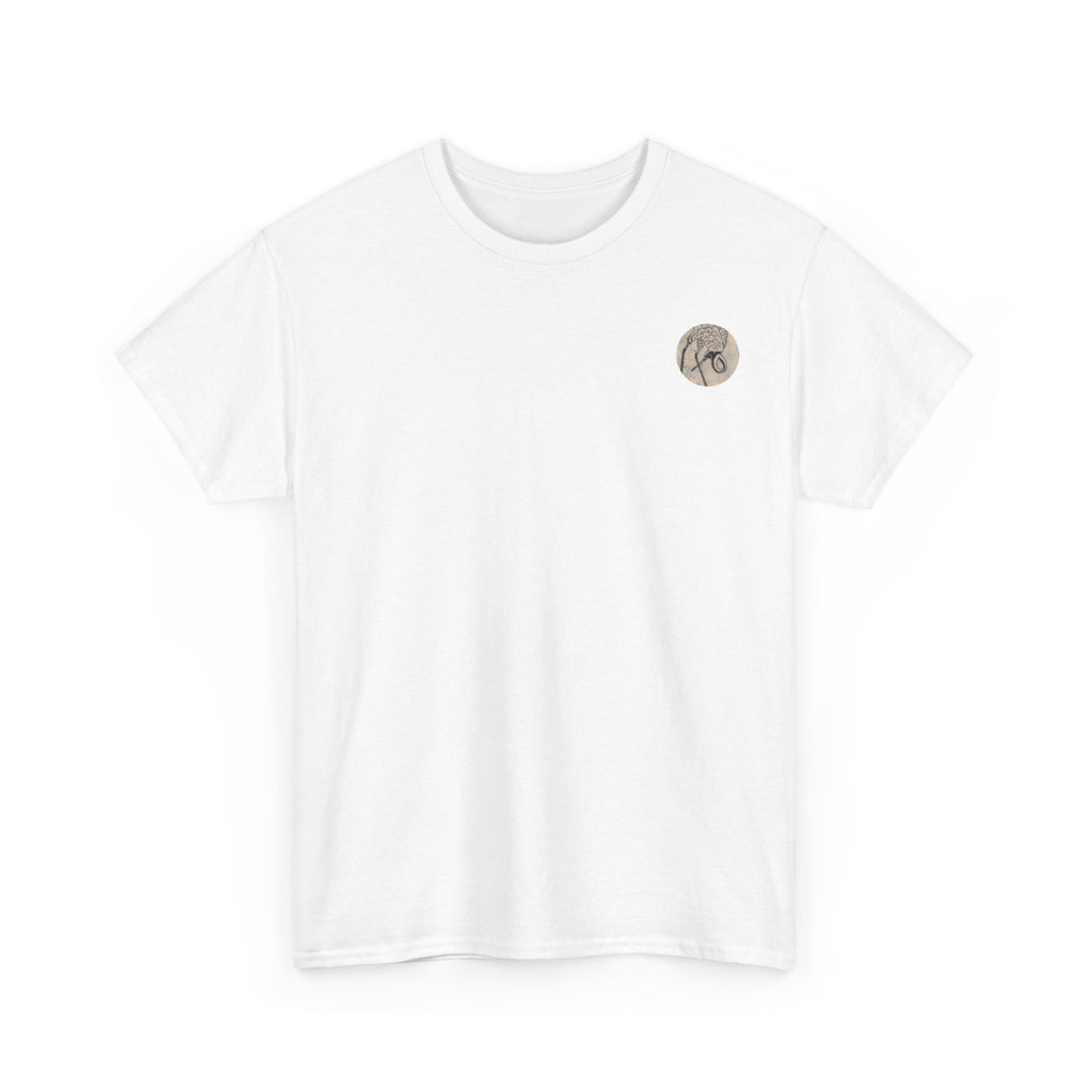 Peaceful Cranes Japanese Edo Period Print Tee — Edo Period Illustration T-Shirt