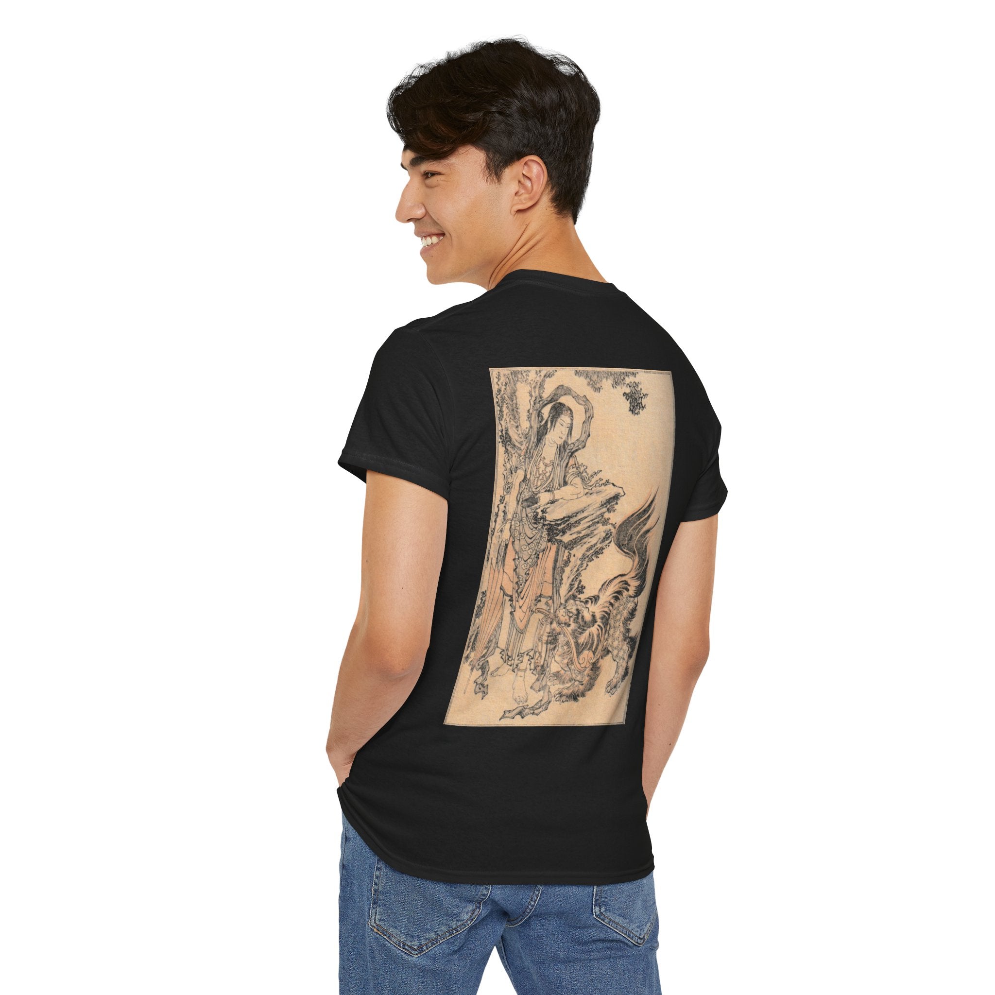 Komainu Meiji Era Japanese Art Tee — Meiji Period T-Shirt